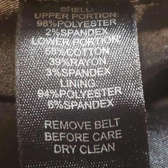 White House Black Market Tan Black One Shoulder Cocktail Dress Size 0 - Picture 4 of 6